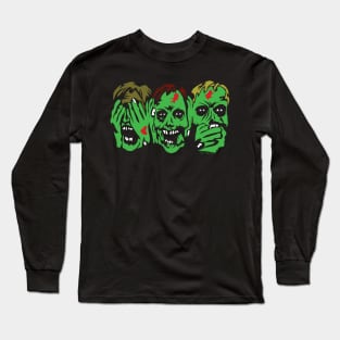 3 Zombies Long Sleeve T-Shirt